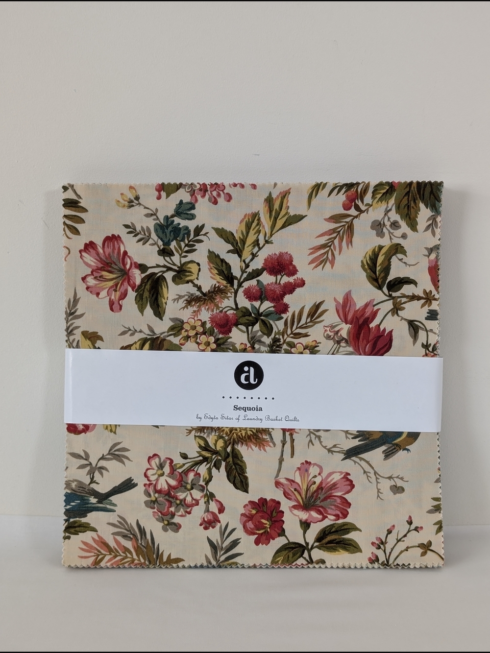 Sequoia Edyta Sitar of Laundry Basket Quilts Layer Cake Fabric Andover 10" x 10"